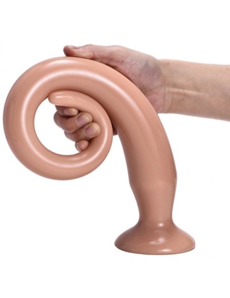 Gode long Tail Flex M 40 x 4.5 cm Flesh