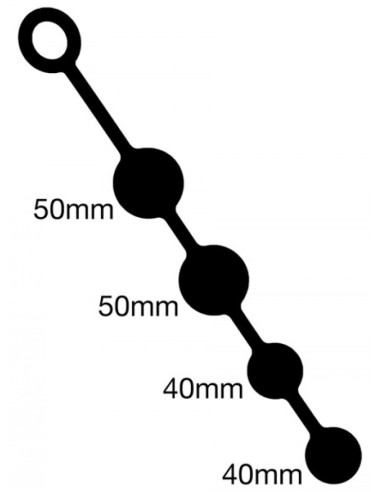Boules Anales Silcione Duo 35 x 5 cm