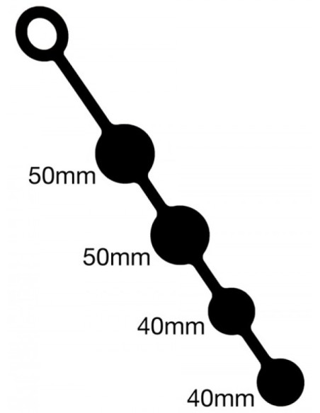 Boules Anales Silcione Duo 35 x 5 cm