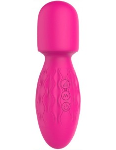Mini Wand Power Magic 15cm - Tête 42mm Rose