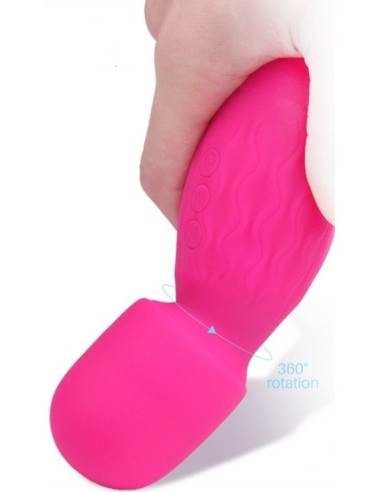 Mini Wand Power Magic 15cm - Tête 42mm Rose