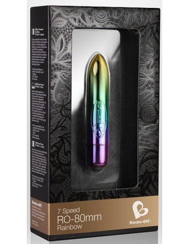 Mini Vibro RO 8cm 7 Vibrations Rainbow