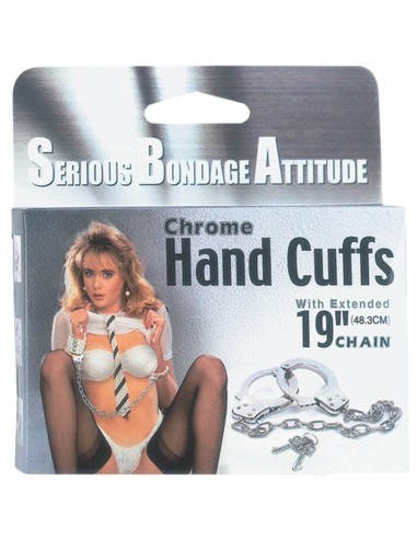 Menottes en métal avec Chaîne 50cm