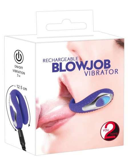 Vibrateur pour Fellation Blowjob Vibes Violet