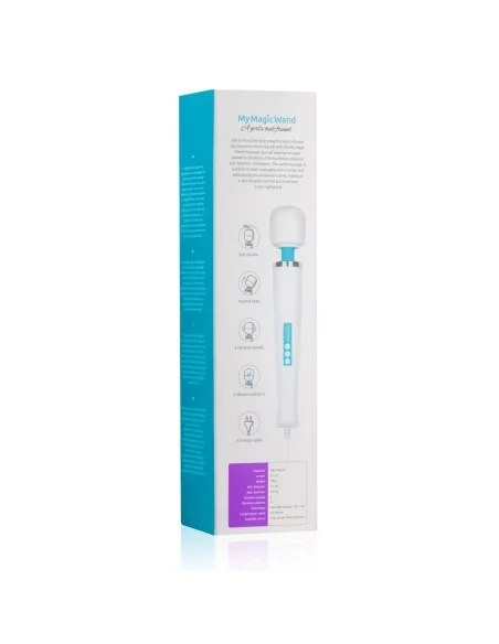 Vibromasseur My Magic Wand - Tête 58mm Bleu