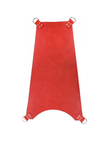 Sling en cuir 4 Points Ajusté Rouge Sling en cuir 4 Points Ajusté Rouge