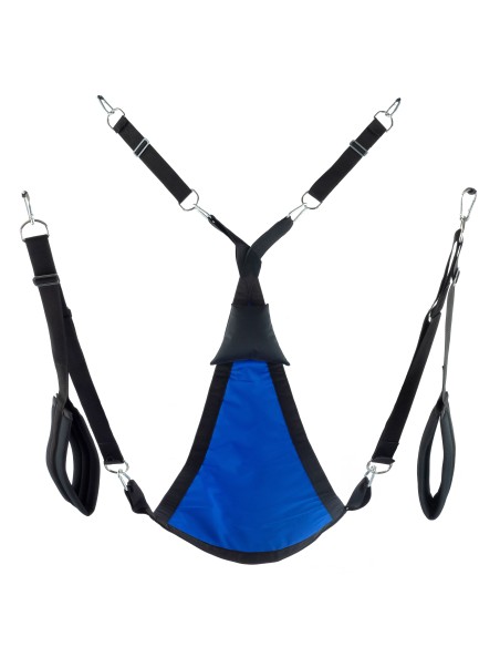 Sling en tissu Triangle - Set complet Bleu Sling en tissu Triangle - Set complet Bleu