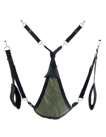 Sling en tissu Triangle - Set complet Kaki Sling en tissu Triangle - Set complet Kaki