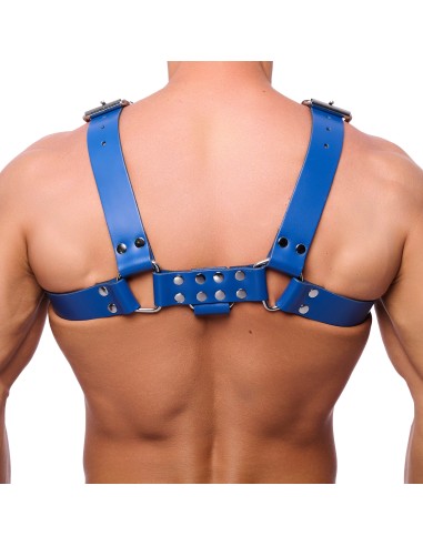 Harnais en cuir Buckle Bleu