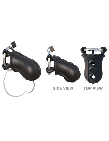 Cage de chasteté en silicone Cock Blocker 9 x 4cm