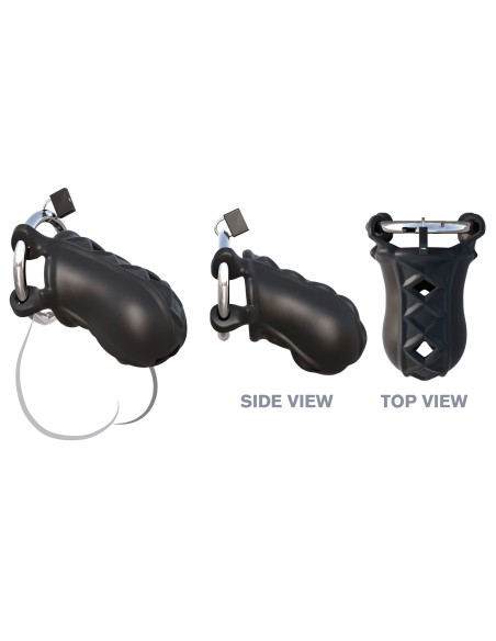 Cage de chasteté en silicone Cock Blocker 9 x 4cm