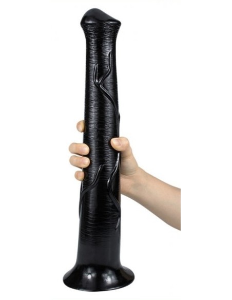 Gode Zoo BIG HORSE 38 x 6.5cm Noir - Gros Plug - 3
