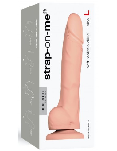 Gode réaliste Soft L 15 x 4cm