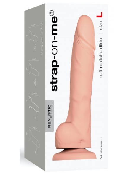 Gode réaliste Soft L 15 x 4cm