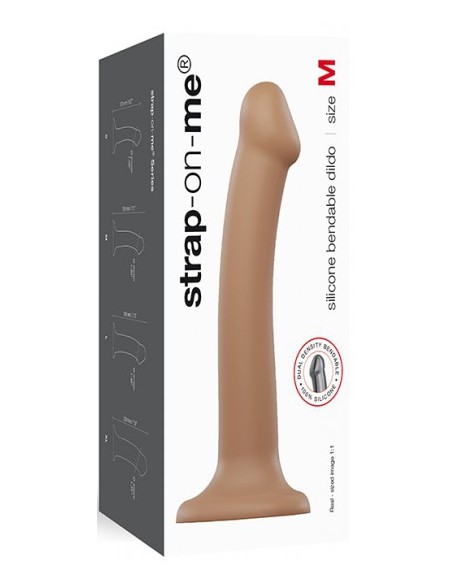 Gode Strap-On-Me Bendable M 16 x 4cm Caramel Gode Strap-On-Me Bendable M 16 x 4cm Caramel