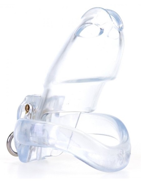 Cage de chasteté Dick Off 10 x 3cm Transparent