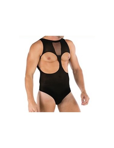 Combinaison + bas TEDDY Tenue Sexy Noire