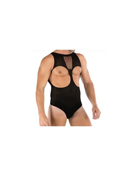 Combinaison + bas TEDDY Tenue Sexy Noire