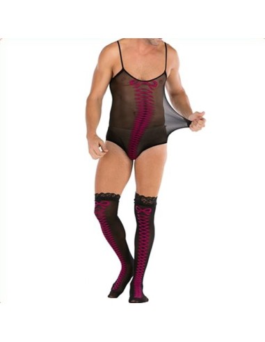 Body et Bas imprimés VITTORIA - Noirs