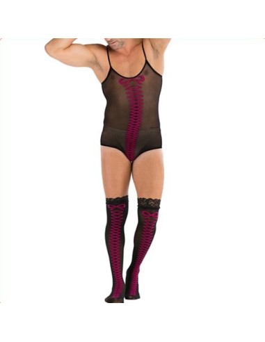 Body et Bas imprimés VITTORIA - Noirs