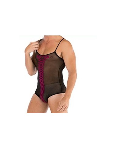 Body et Bas imprimés VITTORIA - Noirs