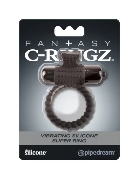 Anneau vibrant C-Ringz Noir Anneau vibrant C-Ringz Noir