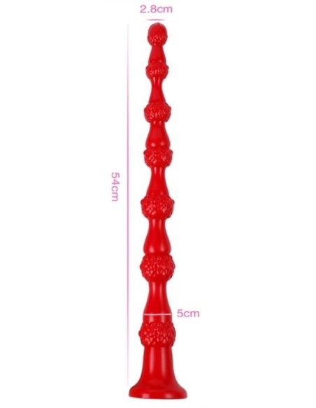 Gode long Beads Reptil 50 x 5cm