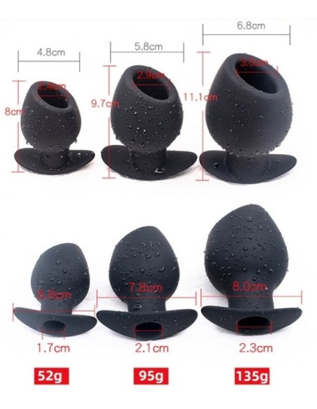 Plug Tunnel Ass Gallery L 10 x 6.5cm