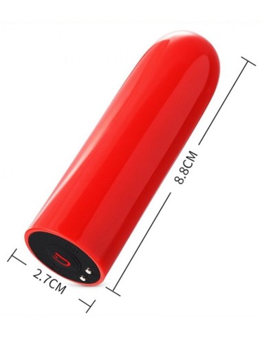 Oeuf Vibrant Rumba 8.8 x 2.7cm Rouge