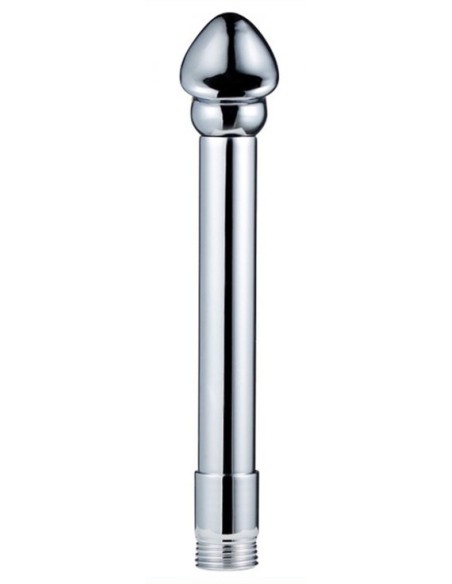 Embout de lavement anal Chromium 14 x 3cm Embout de lavement anal Chromium 14 x 3cm