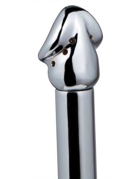 Embout de lavement anal Chromium 14 x 3cm Embout de lavement anal Chromium 14 x 3cm