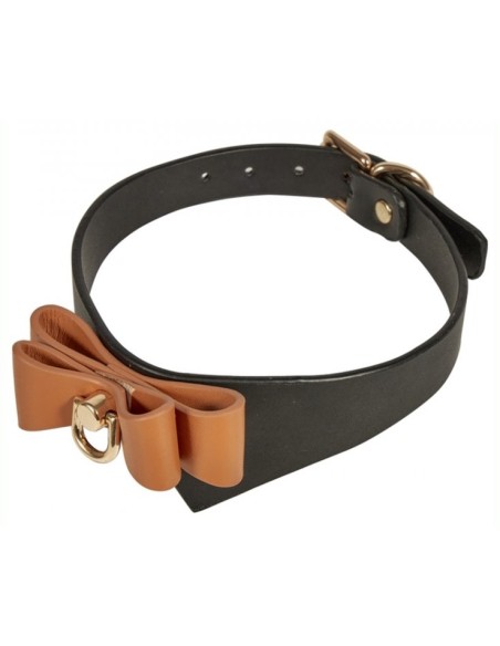 Collier et Laisse Butler Noir et Marron