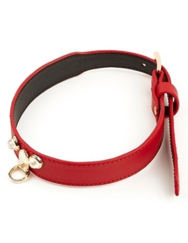 Collier-Laisse Master Me Rouge