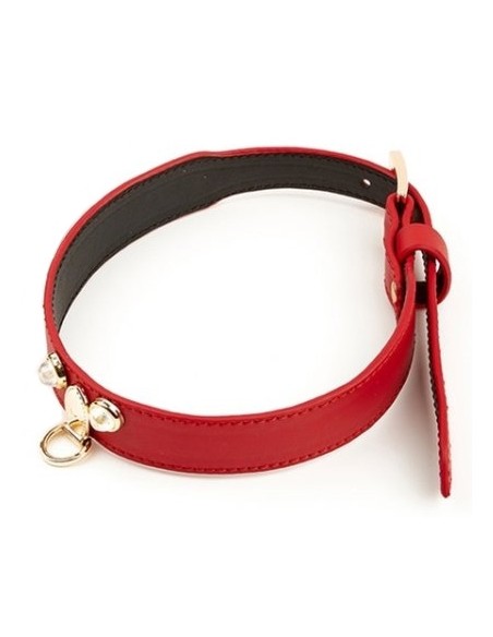 Collier-Laisse Master Me Rouge