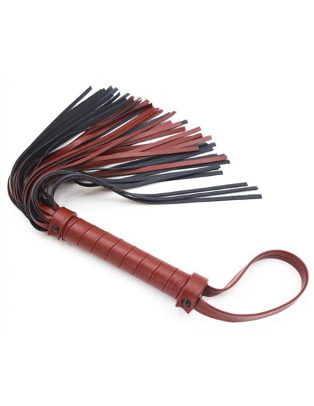 Martinet Flirting Noir et Rouge 40cm Martinet Flirting Noir et Rouge 40cm