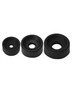 Lot de 3 manchons souples pour pompe de pénis 60mm