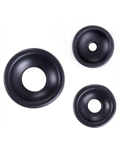 Lot de 3 manchons souples pour pompe de pénis 60mm