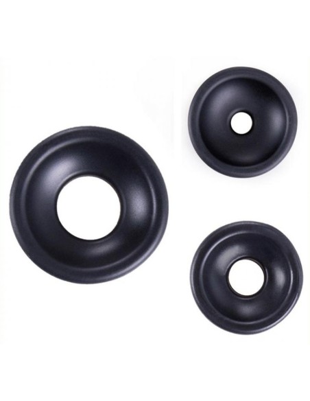 Lot de 3 manchons souples pour pompe de pénis 60mm