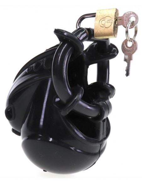 Cage de chasteté Full Egg 7.7 x 2.8cm Noire