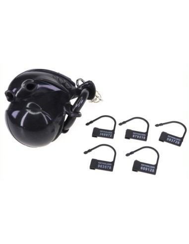 Cage de chasteté Full Egg 7.7 x 2.8cm Noire