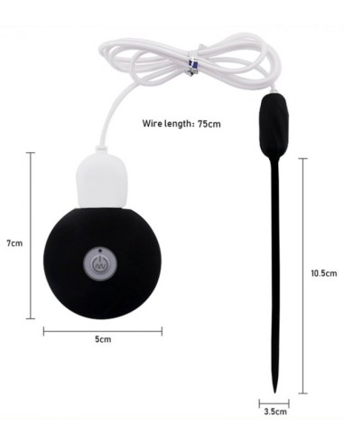 Tige d'urètre vibrante Galaku 10.5cm - Diamètre 4mm