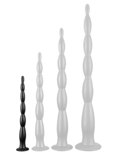 Gode Scale Beads S 30 x 3cm Noir