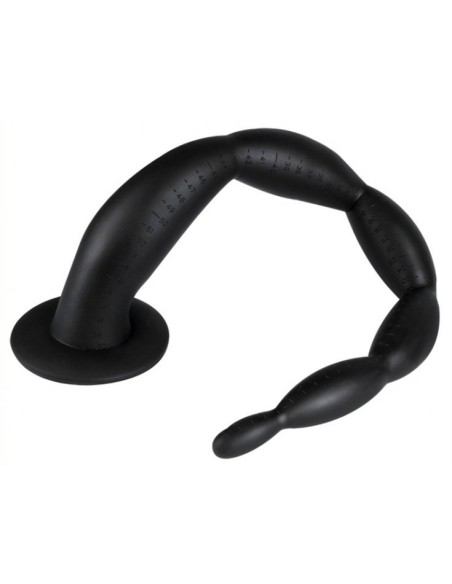 Gode long Scale Beads M 40 x 4cm Noir Gode long Scale Beads M 40 x 4cm Noir