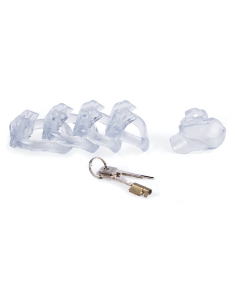 Cage de chasteté Nano 5.7 x 3.2cm Transparent