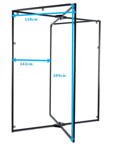 Structure en métal pour Sling Noir