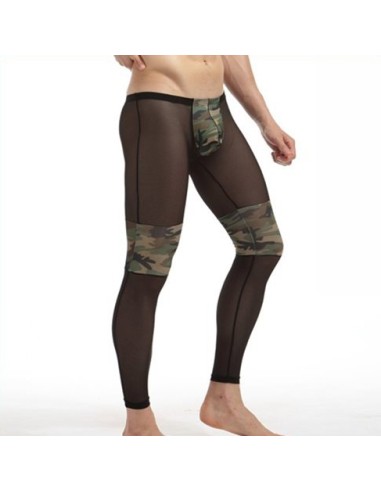 Longjohn SPLICED Noir-Camouflage