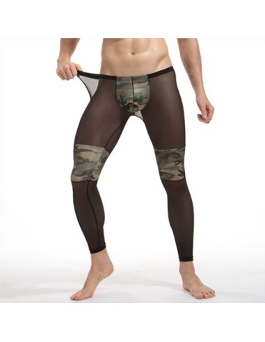 Longjohn SPLICED Noir-Camouflage