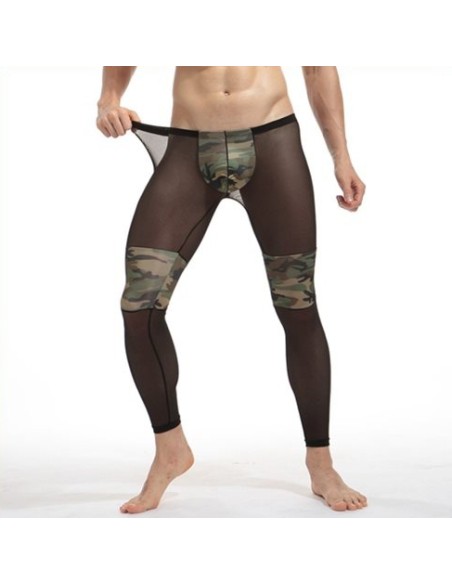 Longjohn SPLICED Noir-Camouflage