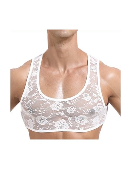 Crop Dentelle Blanc