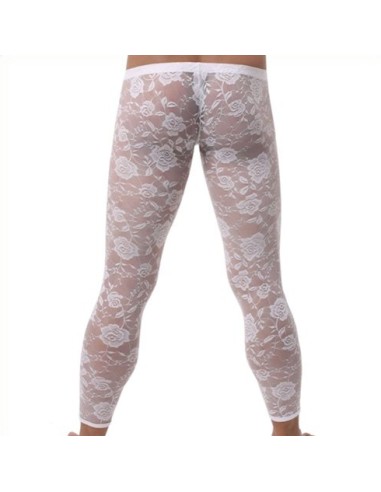 Caleçon dentelle sexy Blanc